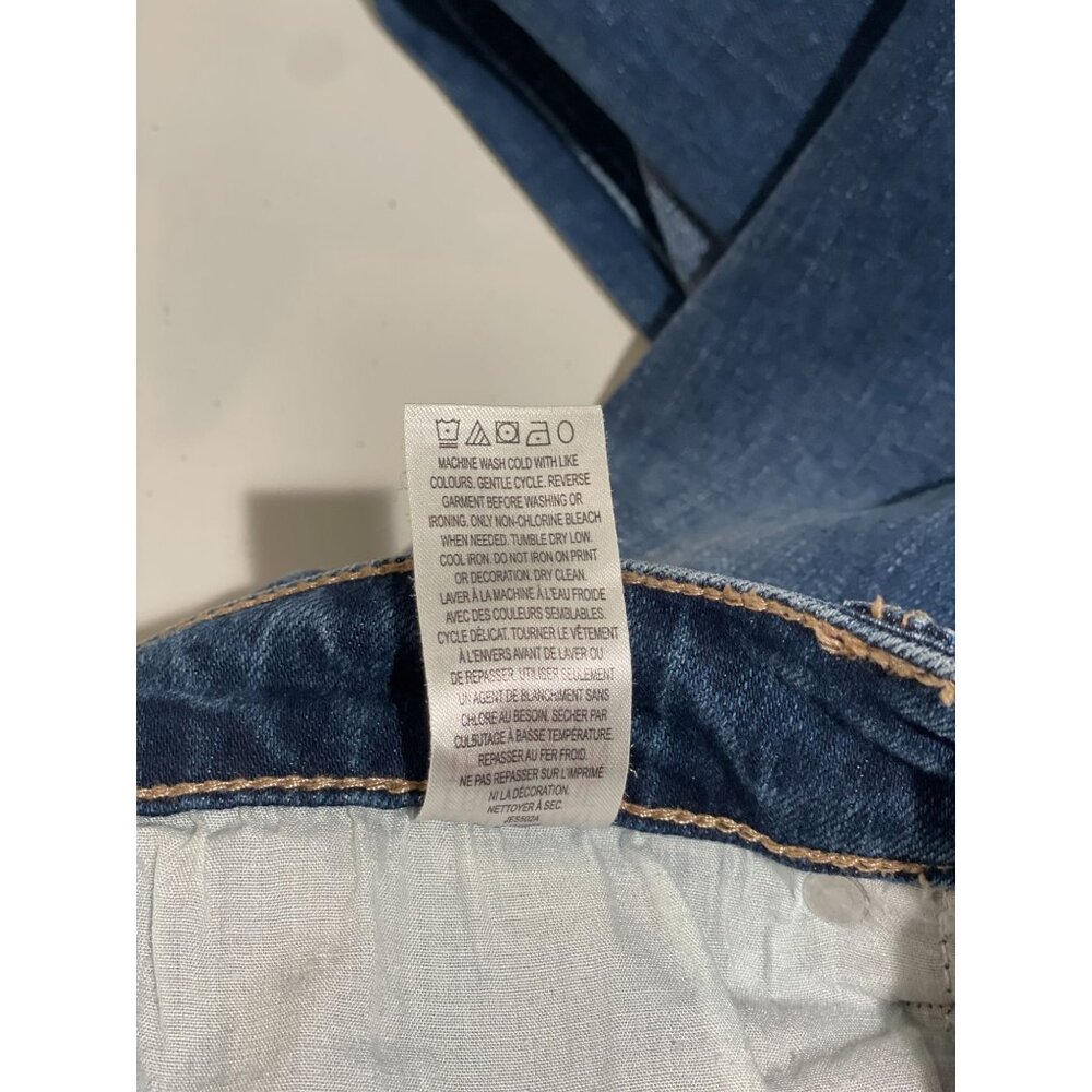 Hatlev Womens Blue Denim Jeans Size 28 With Frayed Hem & Front Pockets - Picture 11 of 14